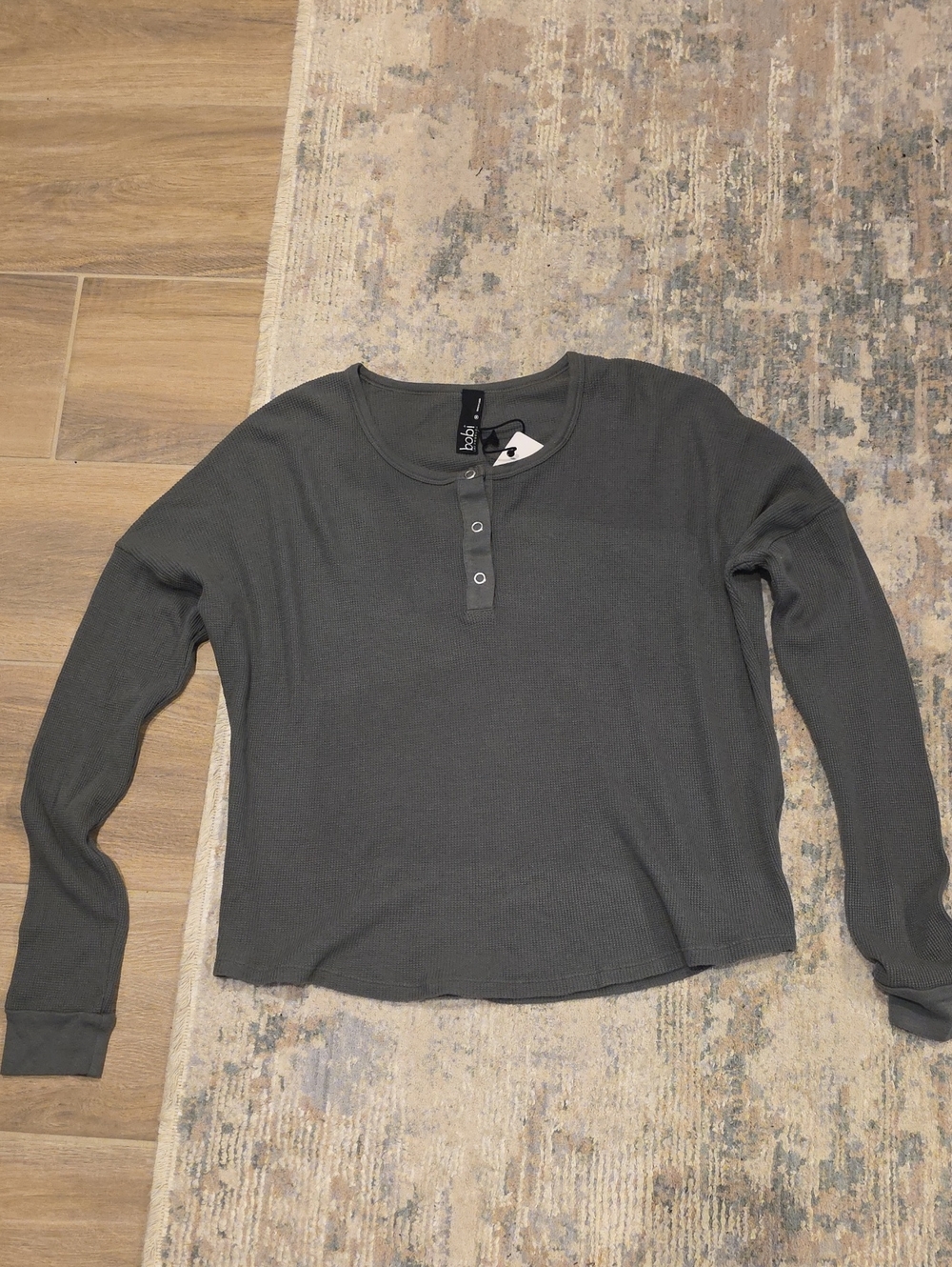 Bobi Long-Sleeve Henley Top